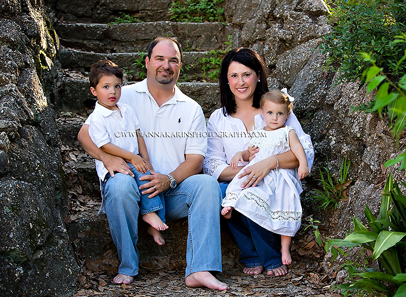 Family portrait at LSU, Baton Rouge Family photographer