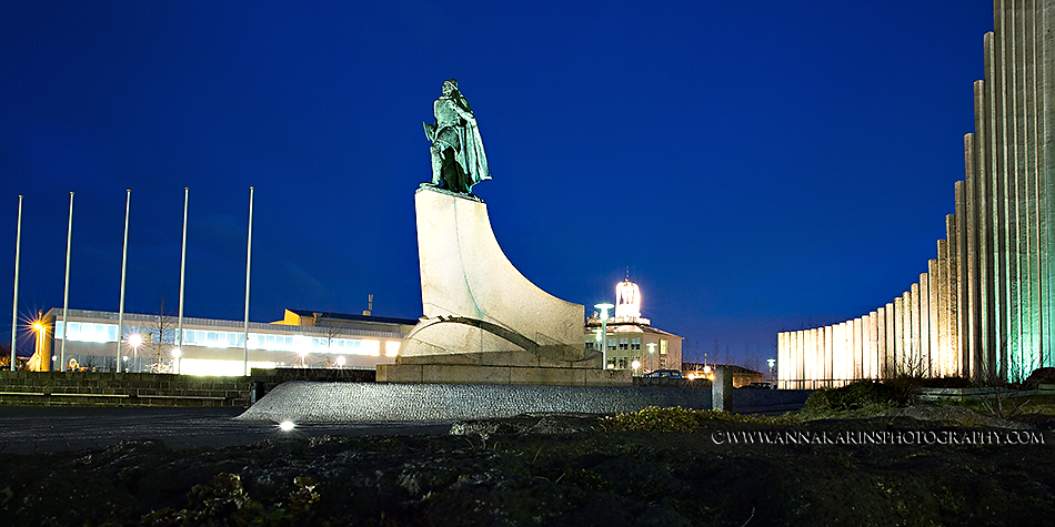 Reykjavik travel, Leifur Eiriksson statue Iceland