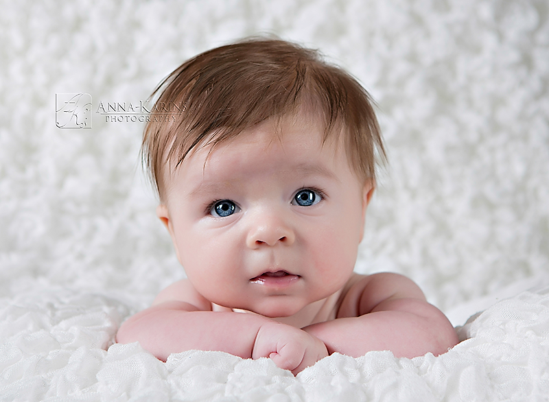 beautiful blue eyed baby boy