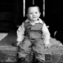 little boy in suit, timeless bw portrait of a boy